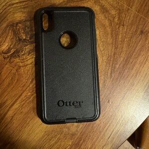 iPhone XS OtterBox Black Phone Case